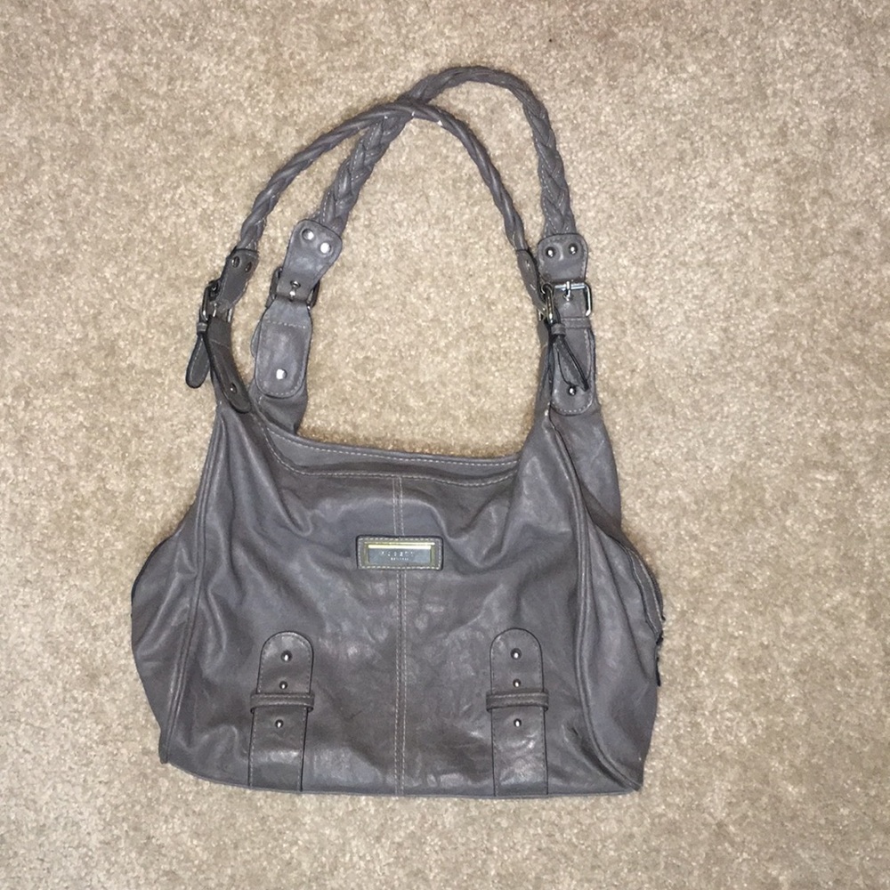Grey Rosetti purse